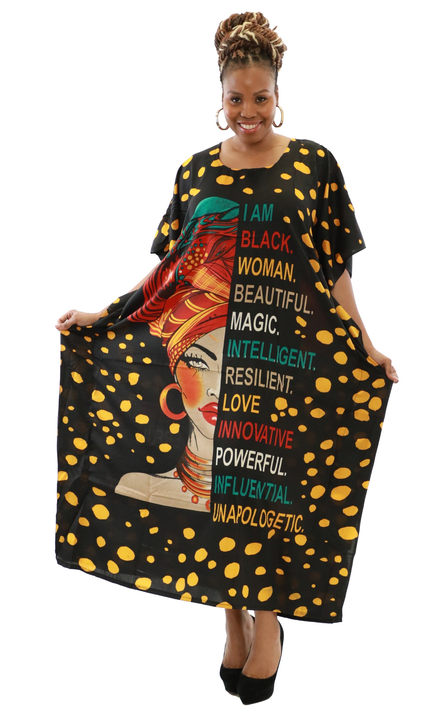 Gorgeous, Strong, Confident Beautiful Kaftan.
