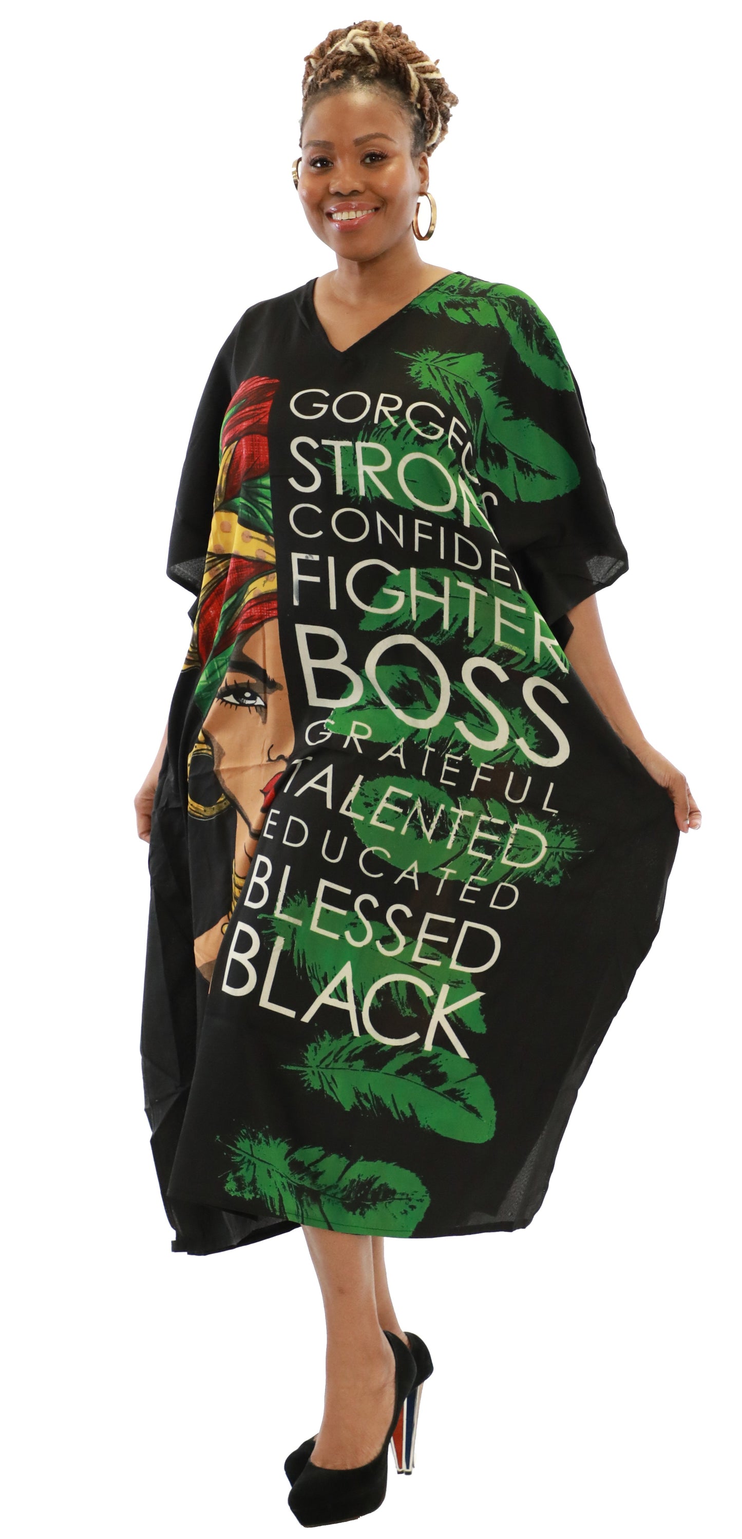 Gorgeous, Strong, Confident Beautiful Kaftan.