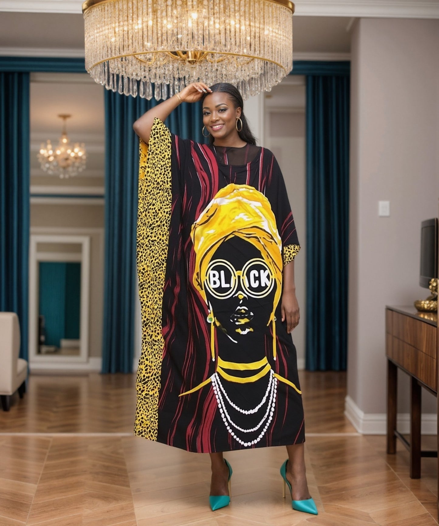 Gorgeous, Strong, Confident Beautiful Kaftan.