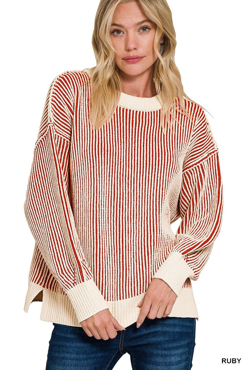 Striped Oversize Sweater