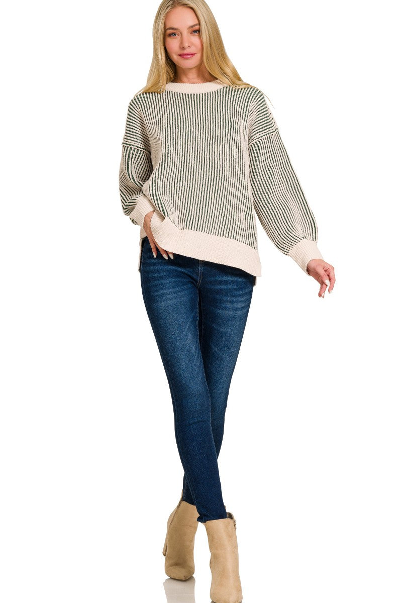 Striped Oversize Sweater