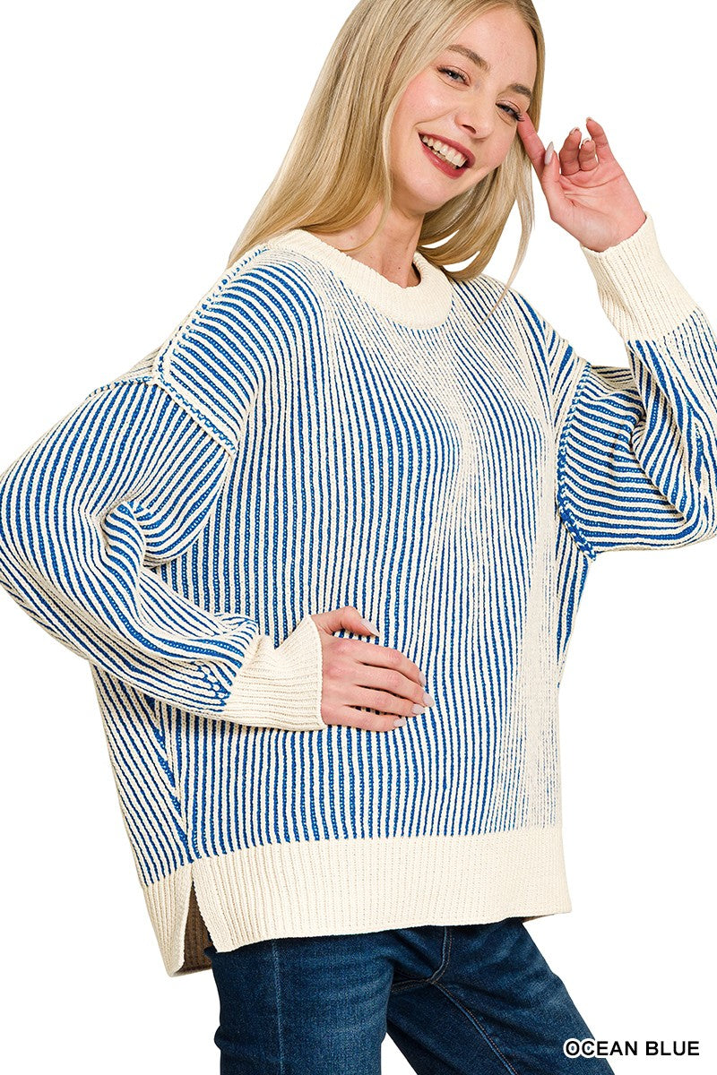 Striped Oversize Sweater