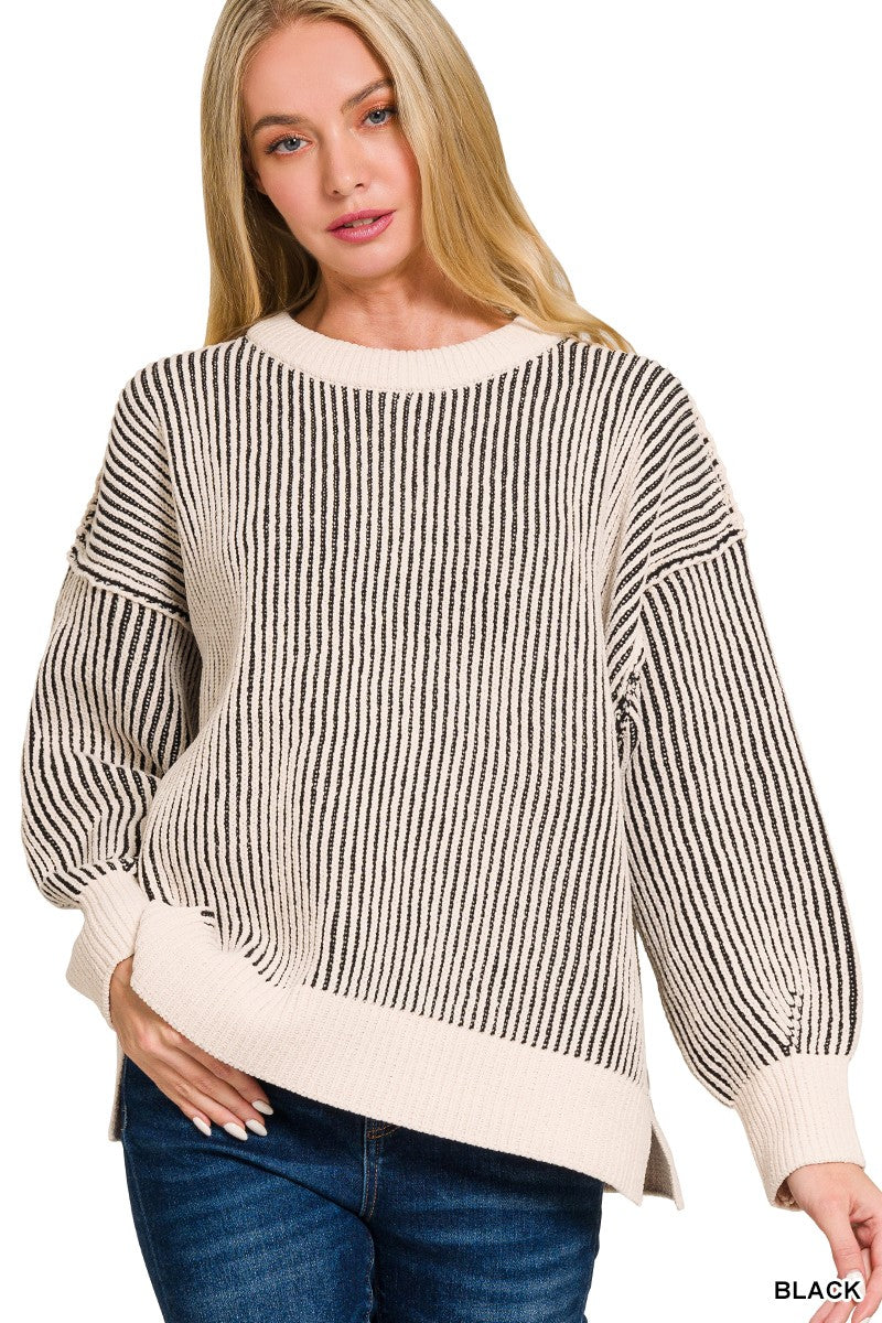Striped Oversize Sweater