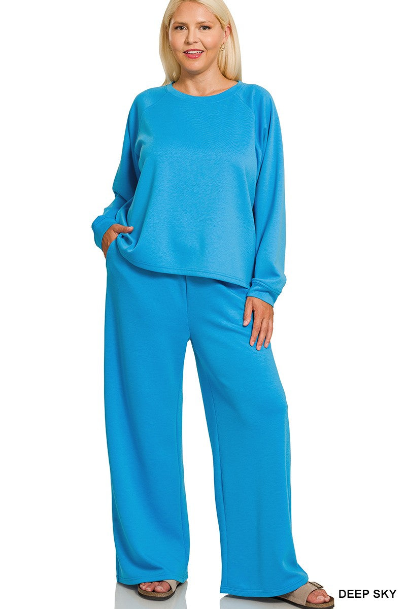 Plus Size Two Piece Casual Jogging Set