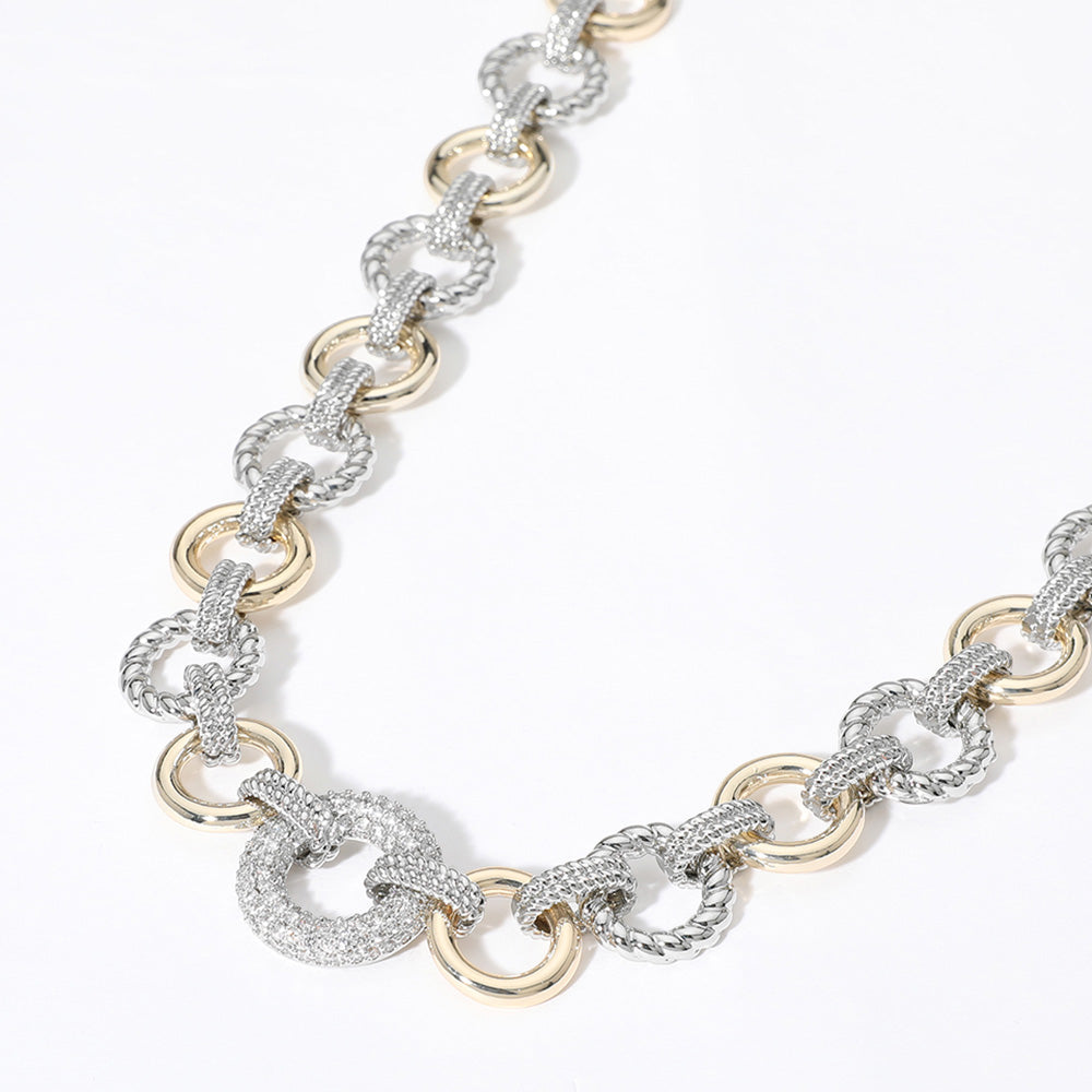 DY Inspired Round Link Necklace