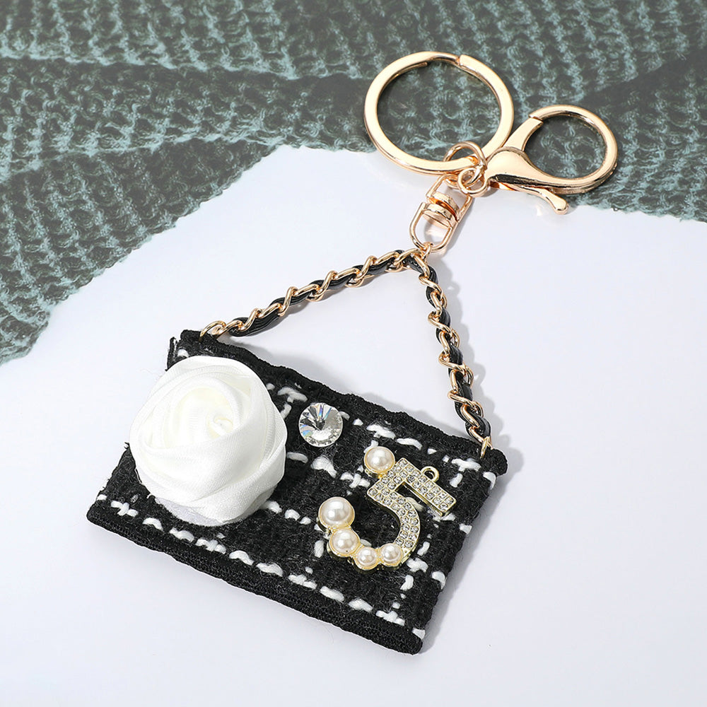 CC Inspired Twill Purse Key Chain/Purse Charm
