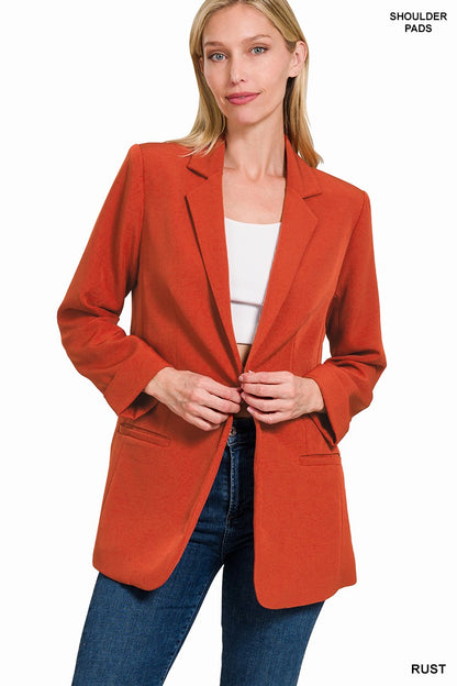 Open Front Classic Blazer