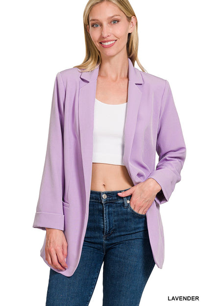 Open Front Classic Blazer