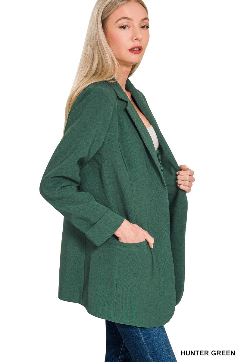 Open Front Classic Blazer