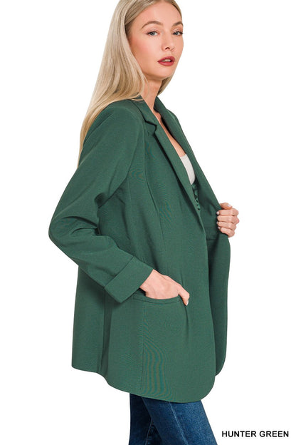 Open Front Classic Blazer