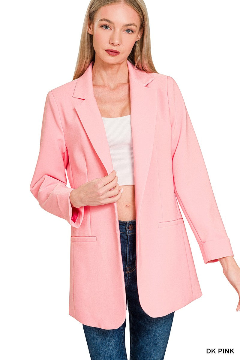 Open Front Classic Blazer