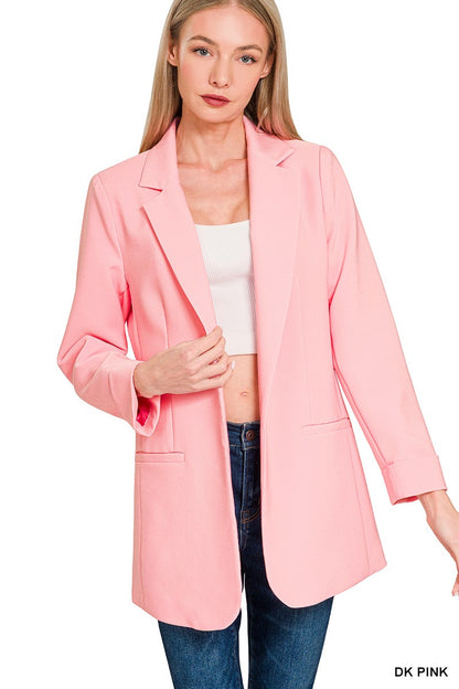 Open Front Classic Blazer