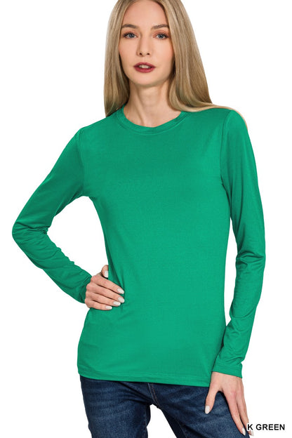 Microfiber Long Sleeve Top