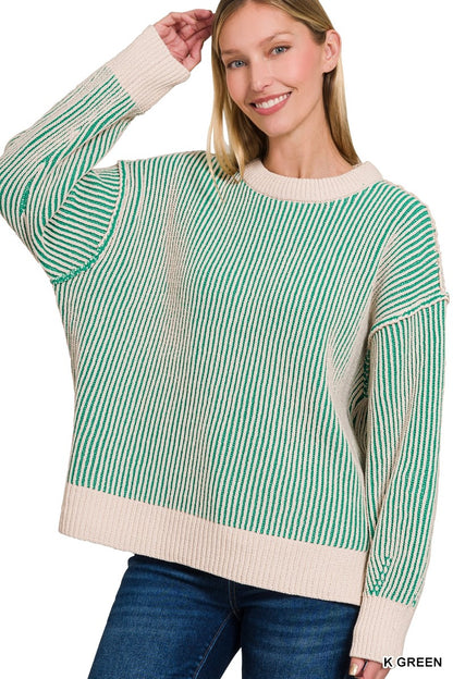 Striped Oversize Sweater