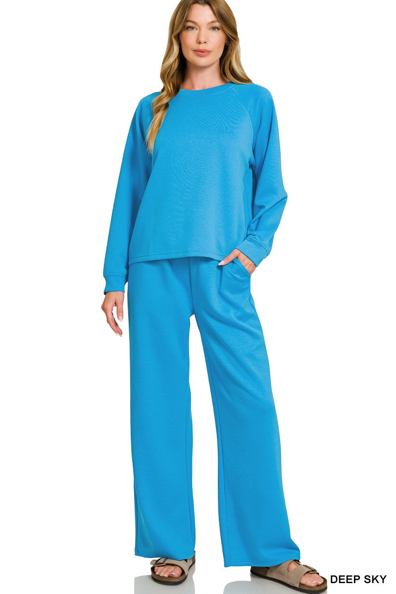 Two Piece Soft Jogger Pull Over Set