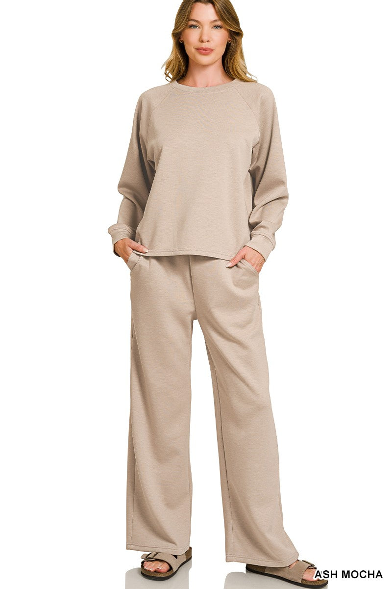 Two Piece Soft Jogger Pull Over Set