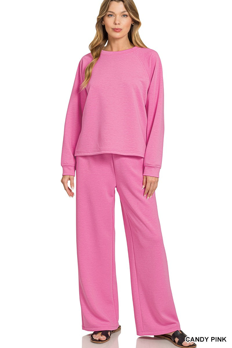 Two Piece Soft Jogger Pull Over Set