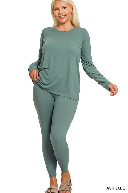 Two Piece Zipper Jogger Suit