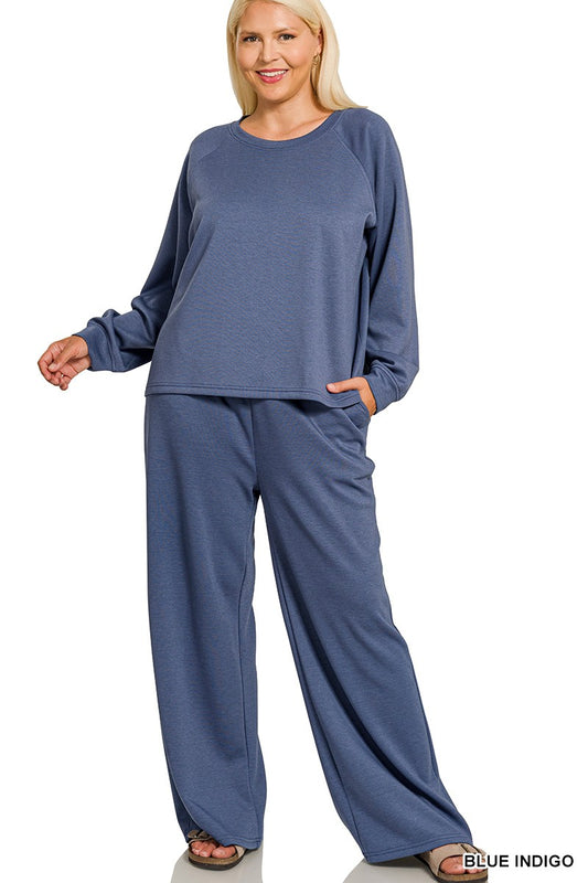 Plus Size Two Piece Casual Jogging Set