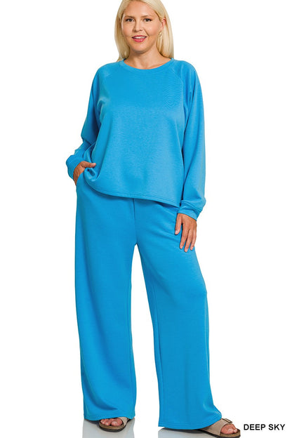 Plus Size Two Piece Casual Jogging Set
