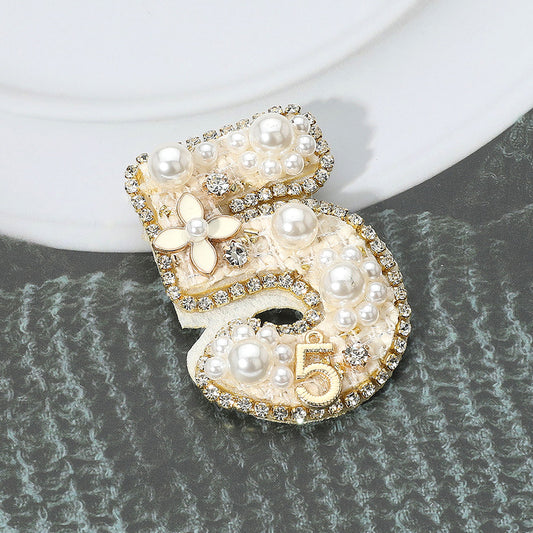 CC Inspired Number 5 Brooch