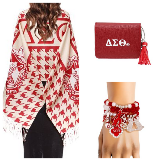 Delta Sorority Scarf Set
