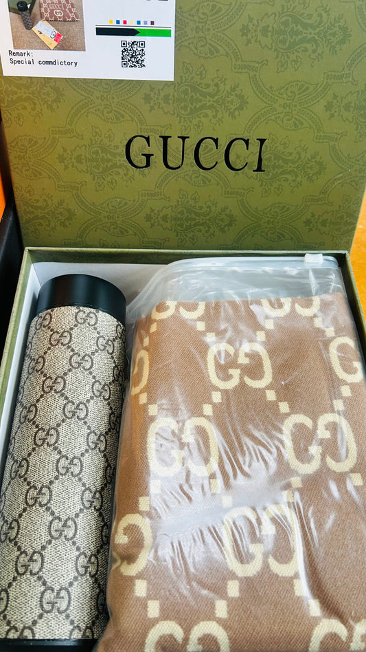 Designer Scarf and Thermal Set