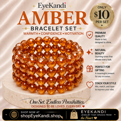 Four Piece Crystal Bracelet Set