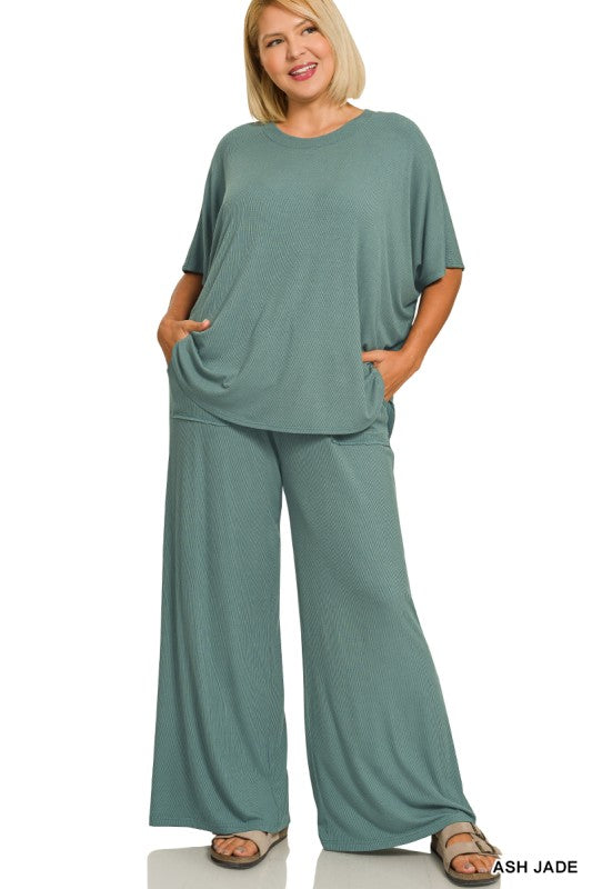 Ribbed Two Piece Set