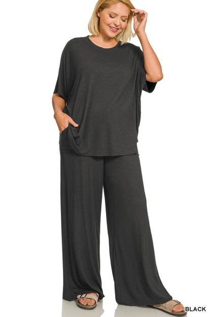 Ribbed Two Piece Set