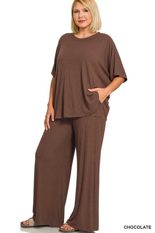 Ribbed Two Piece Set
