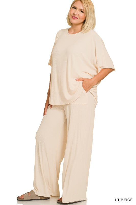 Ribbed Two Piece Set