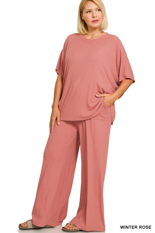 Ribbed Two Piece Set