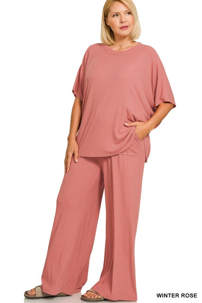 Ribbed Two Piece Set
