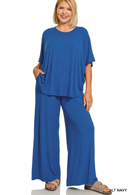 Ribbed Two Piece Set