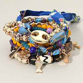 Junky Charm Bracelet Stack