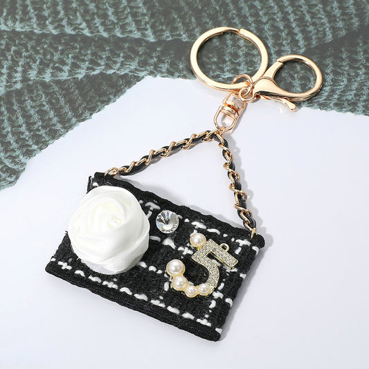 CC Inspired Twill Purse Key Chain/Purse Charm